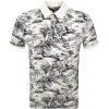 Tommy Hilfiger All Over Print Polo T Shirt Beige In Multi