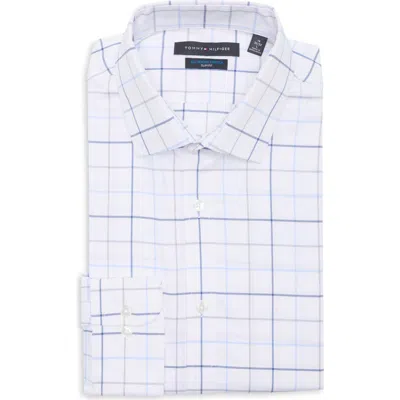 Tommy Hilfiger All Season Slim Fit Stretch Dress Shirt In Grey Multi