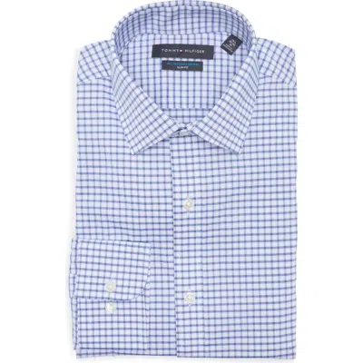 Tommy Hilfiger All Season Slim Fit Stretch Dress Shirt In Marine
