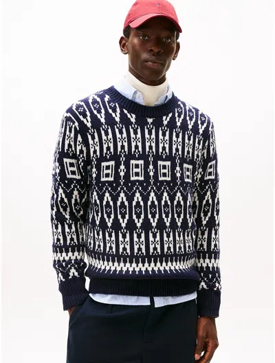 Tommy Hilfiger Allover Fair Isle Wool In Multi