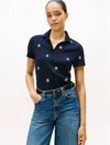 Tommy Hilfiger Allover Monogram Split In Blue