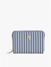 Tommy Hilfiger Allover Stripe Wallet In Space Blue Stripe