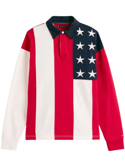 Tommy Hilfiger American Flag Rugby Clothing In Multi