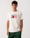 Tommy Hilfiger Americana Monotype Flag Box Mens T Shirt In White