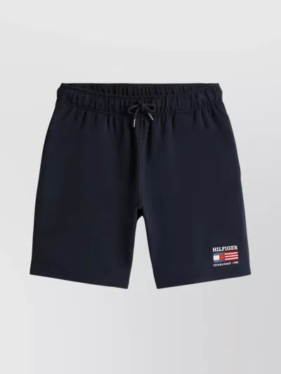 TOMMY HILFIGER AMERICANA SHORTS WITH ELASTIC WAISTBAND AND POCKETS