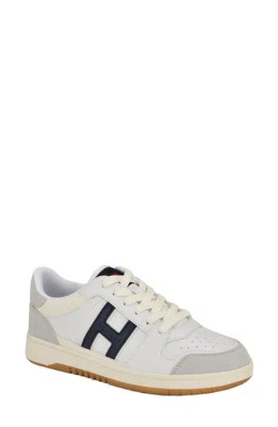 Tommy Hilfiger Amie Sneaker In White/galaxy Grey/navy