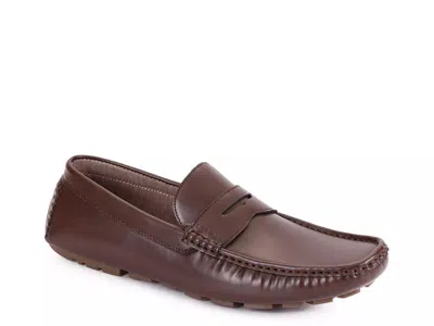 Tommy Hilfiger Amile Penny Driver Loafer In Dark Brown