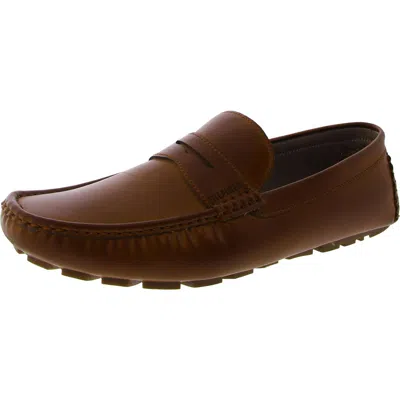 Tommy Hilfiger Amile Mens Padded Insole Slip On Loafers In Multi