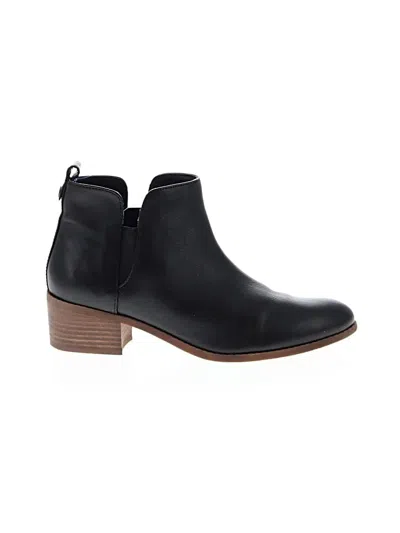 Pre-owned Tommy Hilfiger Ankle Boots In Black