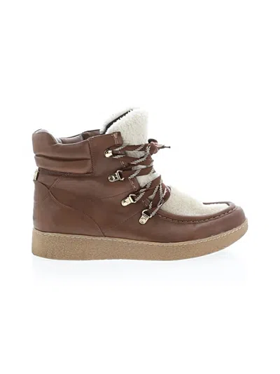 Pre-owned Tommy Hilfiger Ankle Boots In Brown