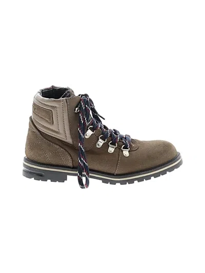 Pre-owned Tommy Hilfiger Ankle Boots In Brown