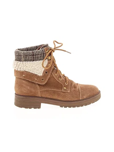 Pre-owned Tommy Hilfiger Ankle Boots In Brown