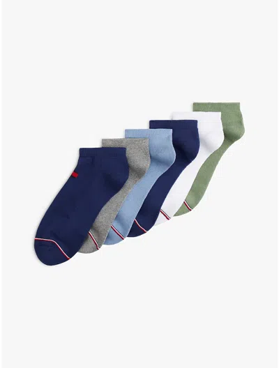 Tommy Hilfiger Ankle Sock 6 In Multi