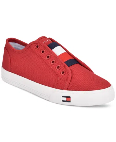 Tommy Hilfiger Anni Slip On Sneakers In Red