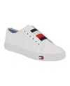 Tommy Hilfiger Logo Patch Slip-on Sneakers In White