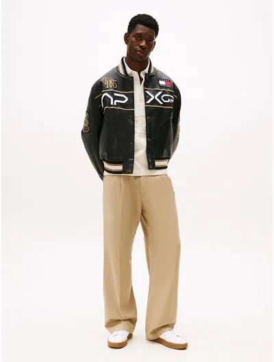 Tommy Hilfiger Apxgp Collection Pleated Pant In Neutral