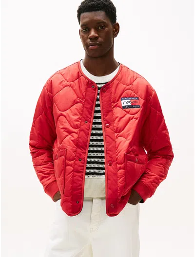 Tommy Hilfiger Apxgp Collection Quilted Liner Jacket In Red