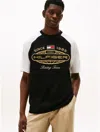 Tommy Hilfiger Logo-embroidered Cotton T-shirt In Multi