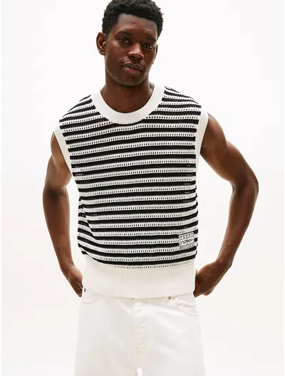 Tommy Hilfiger Apxgp Collection Stripe Sweater Vest In Multi