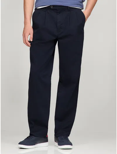 Tommy Hilfiger Archive Twill Wide In Navy
