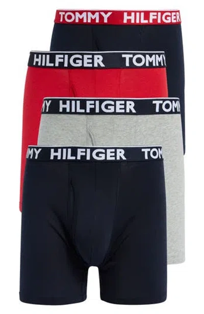 Tommy Hilfiger Assorted 4-pack Boxer Briefs In Multi