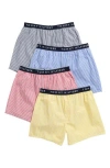 Tommy Hilfiger Assorted 4-pack Cotton Boxers In Multi