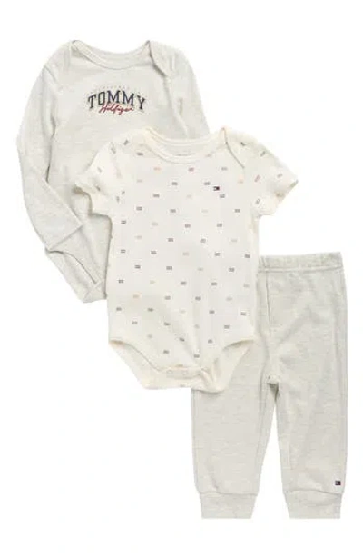 Tommy Hilfiger Babies'  Assorted Bodysuits & Pants Set In Gray