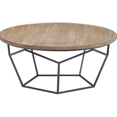 Tommy Hilfiger Avalon Round Coffee Table In Brown