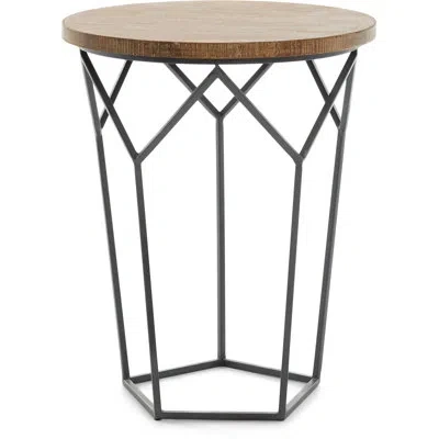 Tommy Hilfiger Avalon Round Side Table In Brown
