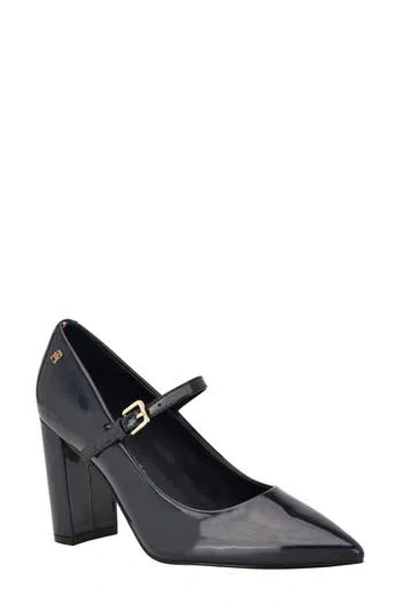 Tommy Hilfiger Aveniz Mary Jane Pump In Blue
