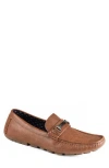 Tommy Hilfiger Men's Axin Slip-on Penny Drivers In Dark Natural
