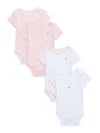 Tommy Hilfiger Baby's 4-piece Bodysuit Set In Light Pink Multi