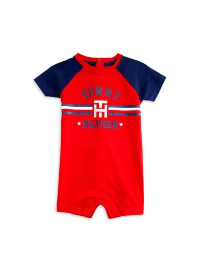 Tommy Hilfiger Baby Boy's Logo Bodysuit In Red Multi
