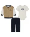 Tommy Hilfiger Baby Boys 3-piece Bodysuit, Jacket And Pants Set In Multi