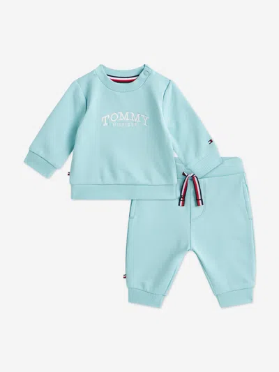 Tommy Hilfiger Baby Boys Monotype Tracksuit In Blue