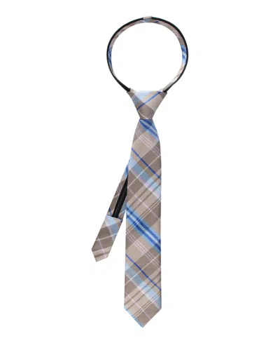 Tommy Hilfiger Baby Boys' Nantucket Plaid Pre-tied Zipper Tie In Multi