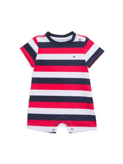 Tommy Hilfiger Baby's Cotton Blend Striped Romper