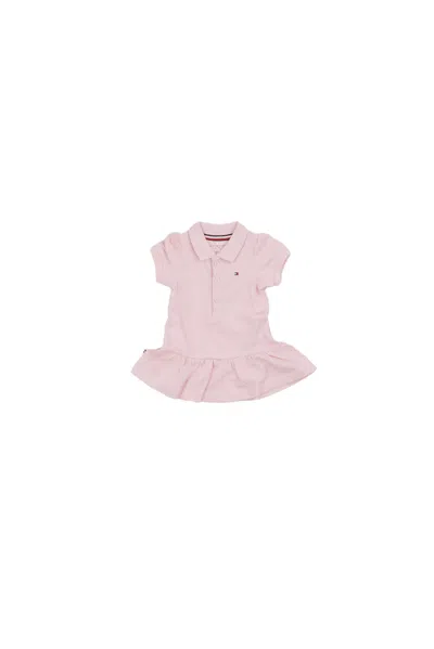 Tommy Hilfiger Kids'  Baby Dress Kn0kn02356 Th3 Pique Polo Dress Ss Pink