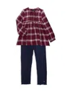 Tommy Hilfiger Baby Girl's & Little Girl's 2-piece Tunic Top & Pants Set In Red