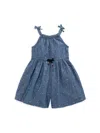 TOMMY HILFIGER BABY GIRL'S STAR CHAMBRAY ROMPER