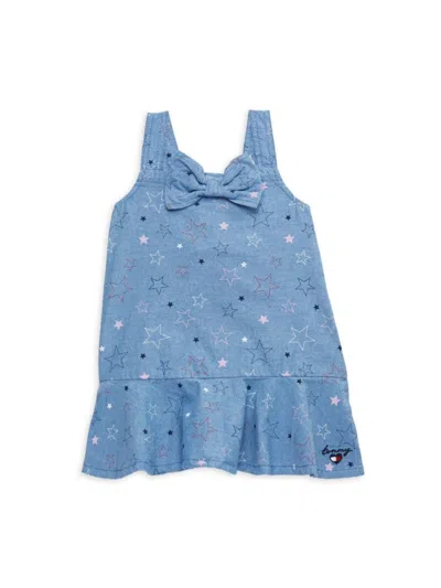 Tommy Hilfiger Baby Girl's Star Print Dress In Blue