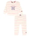 Tommy Hilfiger Baby Girls 2-piece Top And Joggers Set