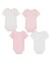 Tommy Hilfiger Baby Girls 4-piece Bodysuit Set In Multi