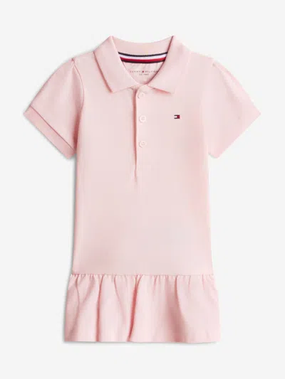 Tommy Hilfiger Baby Girls Pique Polo Dress In Pink