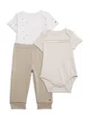 Tommy Hilfiger Baby's Three-piece Logo Bodysuits & Pants Set