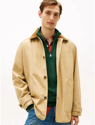 Tommy Hilfiger Barn Jacket In Brown