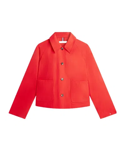 Tommy Hilfiger Barn Jacket In Red