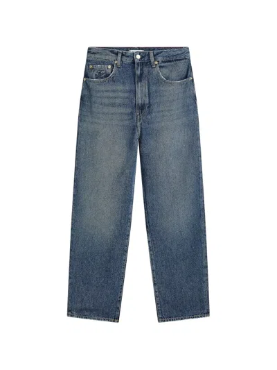 Tommy Hilfiger Barrel-leg Jeans In Blue