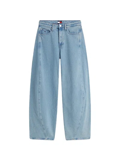 Tommy Hilfiger Barrel-leg Jeans In Blue