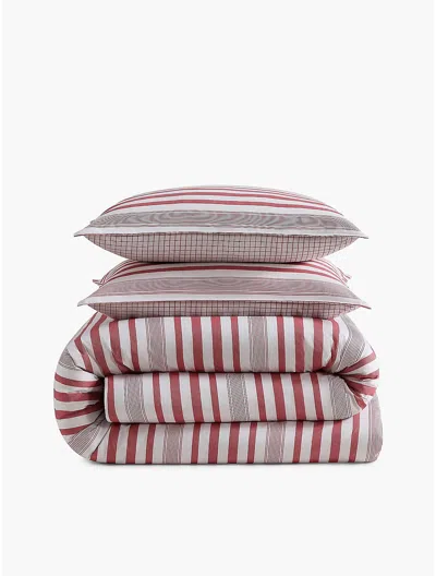 Tommy Hilfiger Beach Stripe Print Comforter Set In Multi